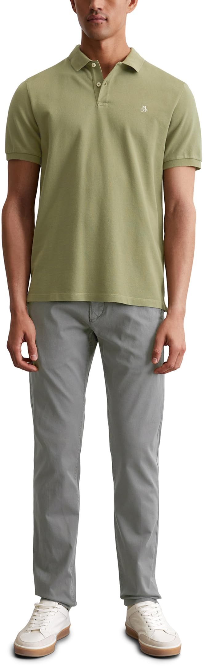 Marc O'Polo Herren Kurzarm-Poloshirt aus Bio-Baumwolle Regular Fit – Bild 3