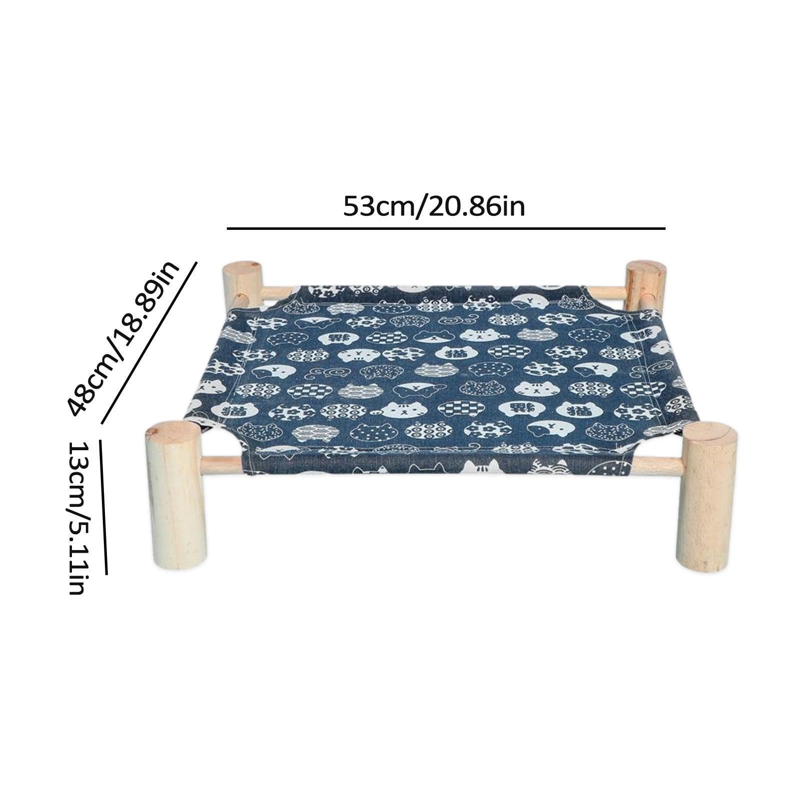 para mascotas elevadas, para gatos, muebles para gatos de interior, camas para mascotas elevadas independientes, hamacas para perros para dormir, refrescarse en verano, lavables, extraíbles