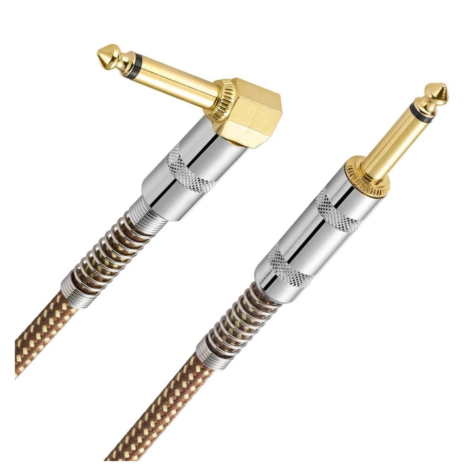 Cable de guitarra Cable para instrumento de guitarra de 90 grados adecuado para mesas de mezclas y amplificadores(300cm)