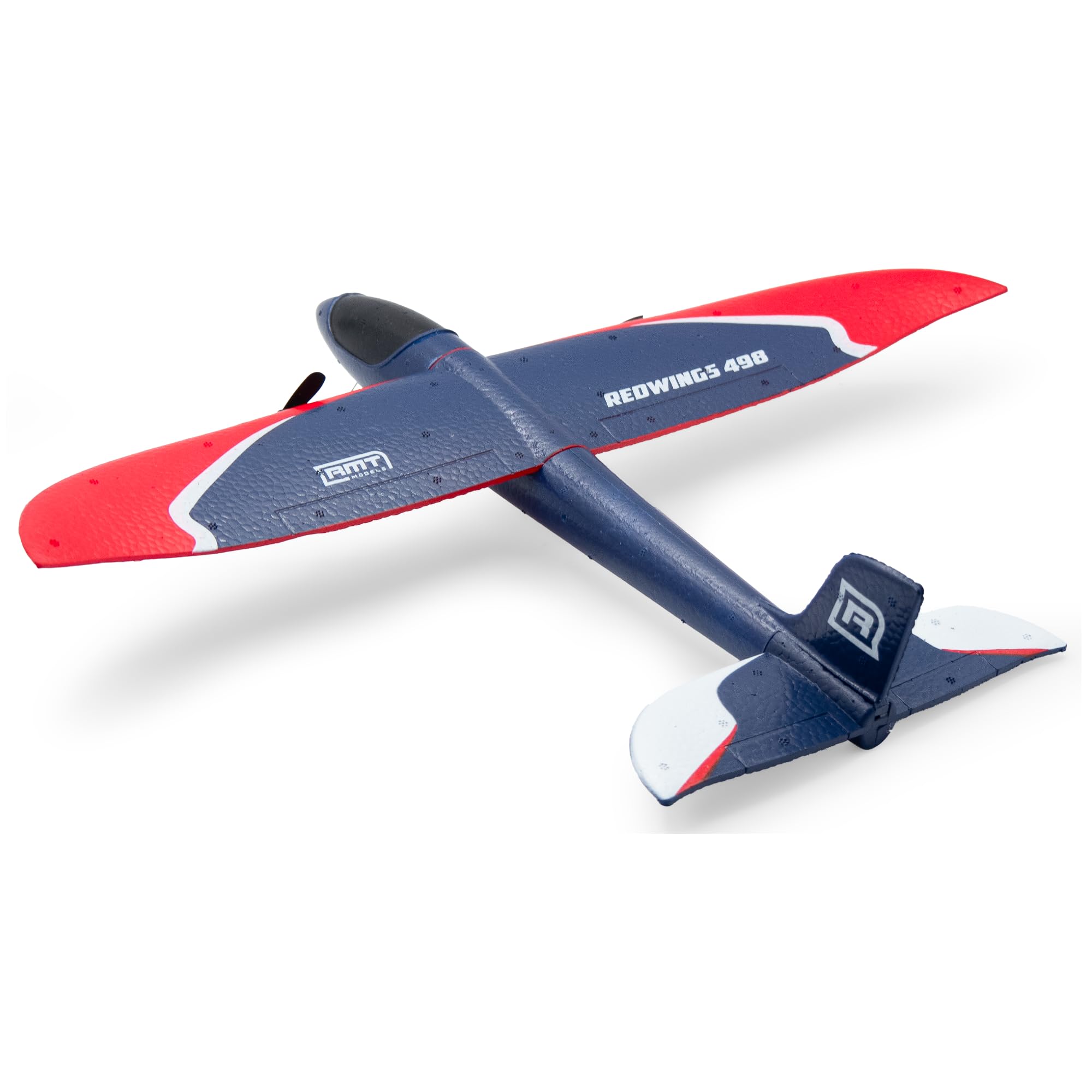 RC Airplane RMT Redwings 498 – wysokiej jakości model RTF z 2 silnikami, konstrukcja EPP, czas lotu 25 minut i sterowanie 2,4 GHz, idealny dla początkujących i dzieci
