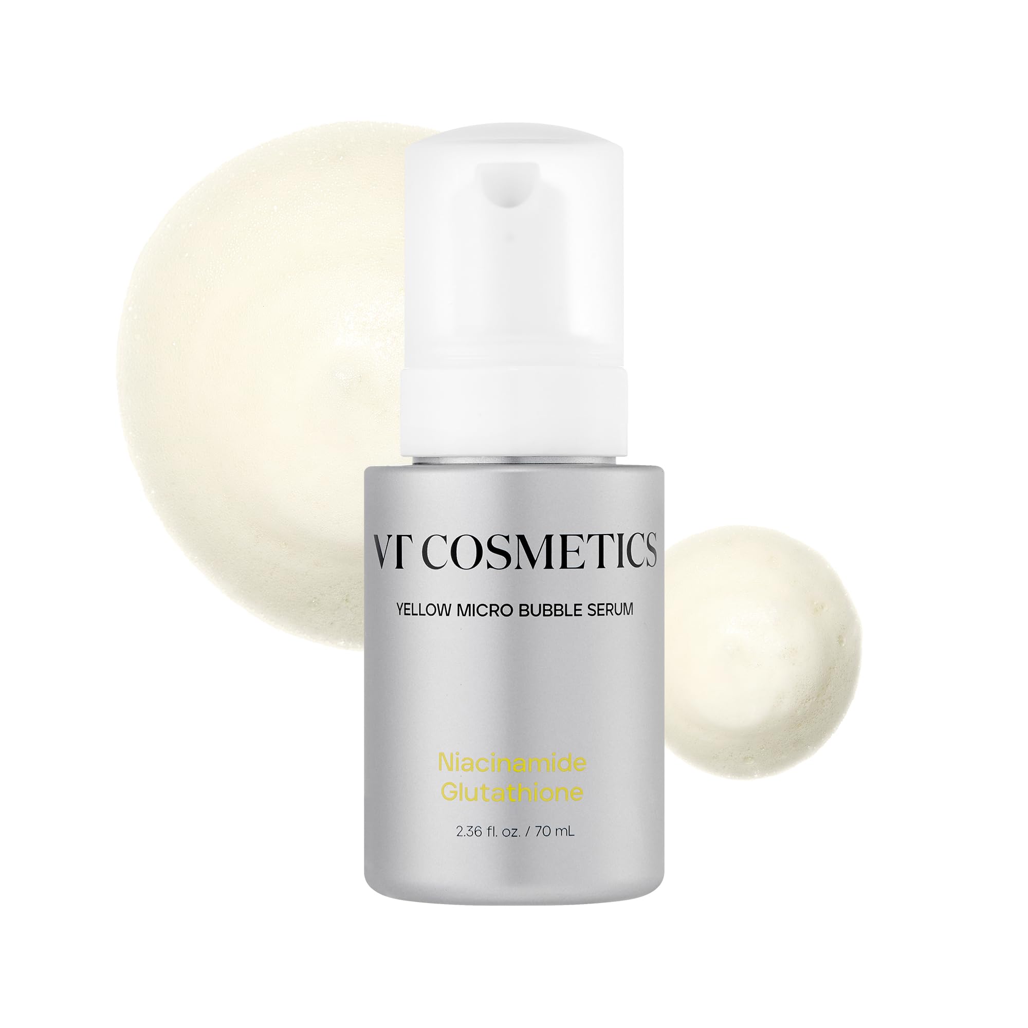 Amazon.com: VT COSMETICS Bubble Serum (2.36 fl. oz., Niacinamide Glutathione)  : Beauty & Personal Care
