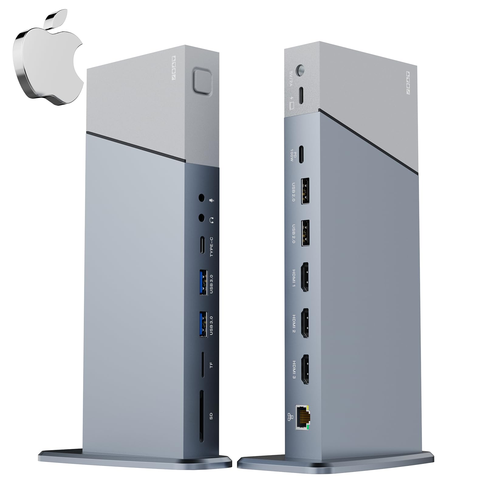 Amazon.co.jp: 15-in-1 縦置き DisplayLink ドッキング