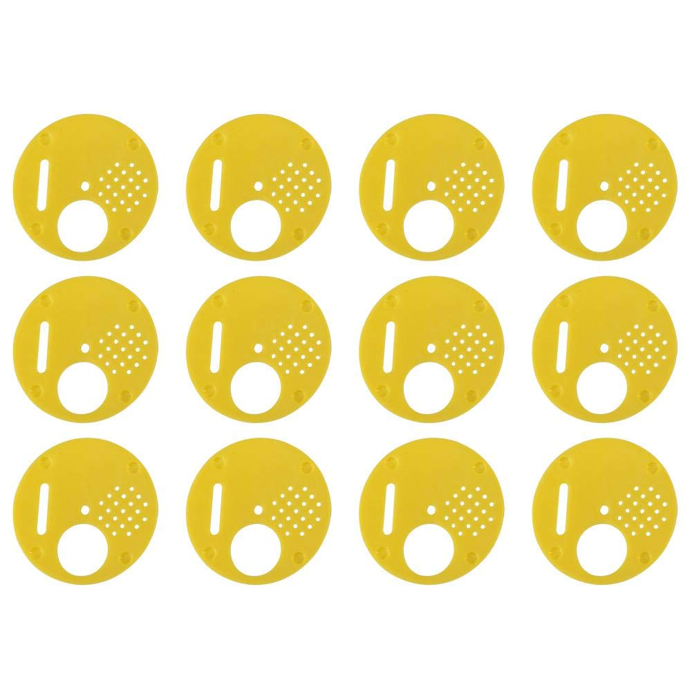Plastic Beehive, 12 pcs/set Plastic Beehive Nuc Box Entrance Gates Beekeeping Equipment,Four Access Options,Suitable For Top Bar Hives