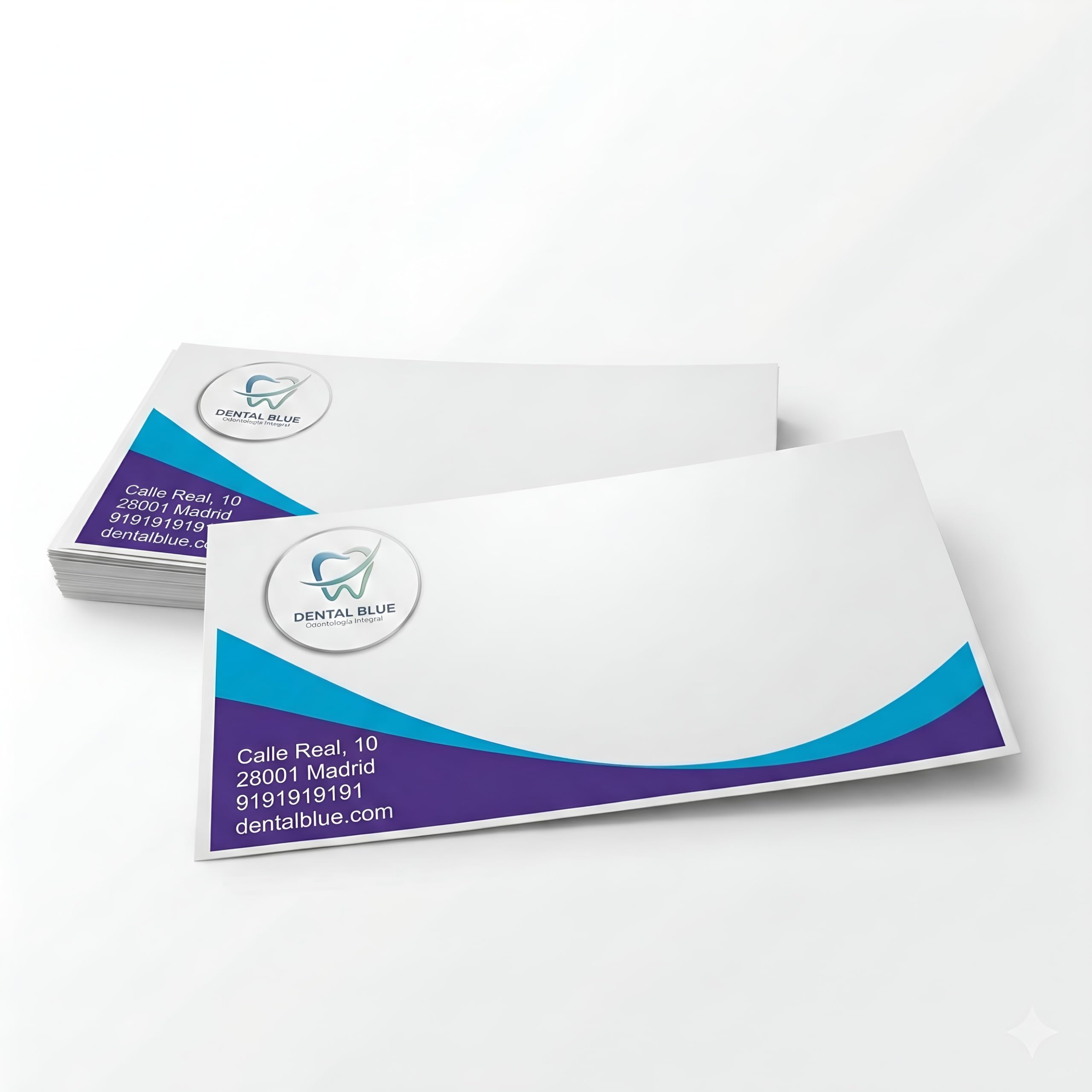 Sobres Comerciales Personalizados a Color para Empresas y Eventos - Impresión Digital de Alta Resolución - Cierre Autoadhesivo - Varias Medidas y Cantidades - Con y Sin Ventana -100 sobres DL11,5x22,5