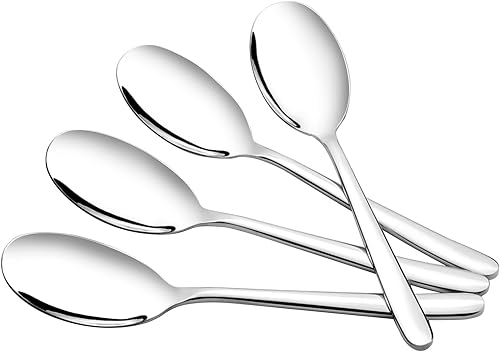Miniatura 2 de 8 cucharas grandes para servir bufés, cucharas de servir de acero inoxidable