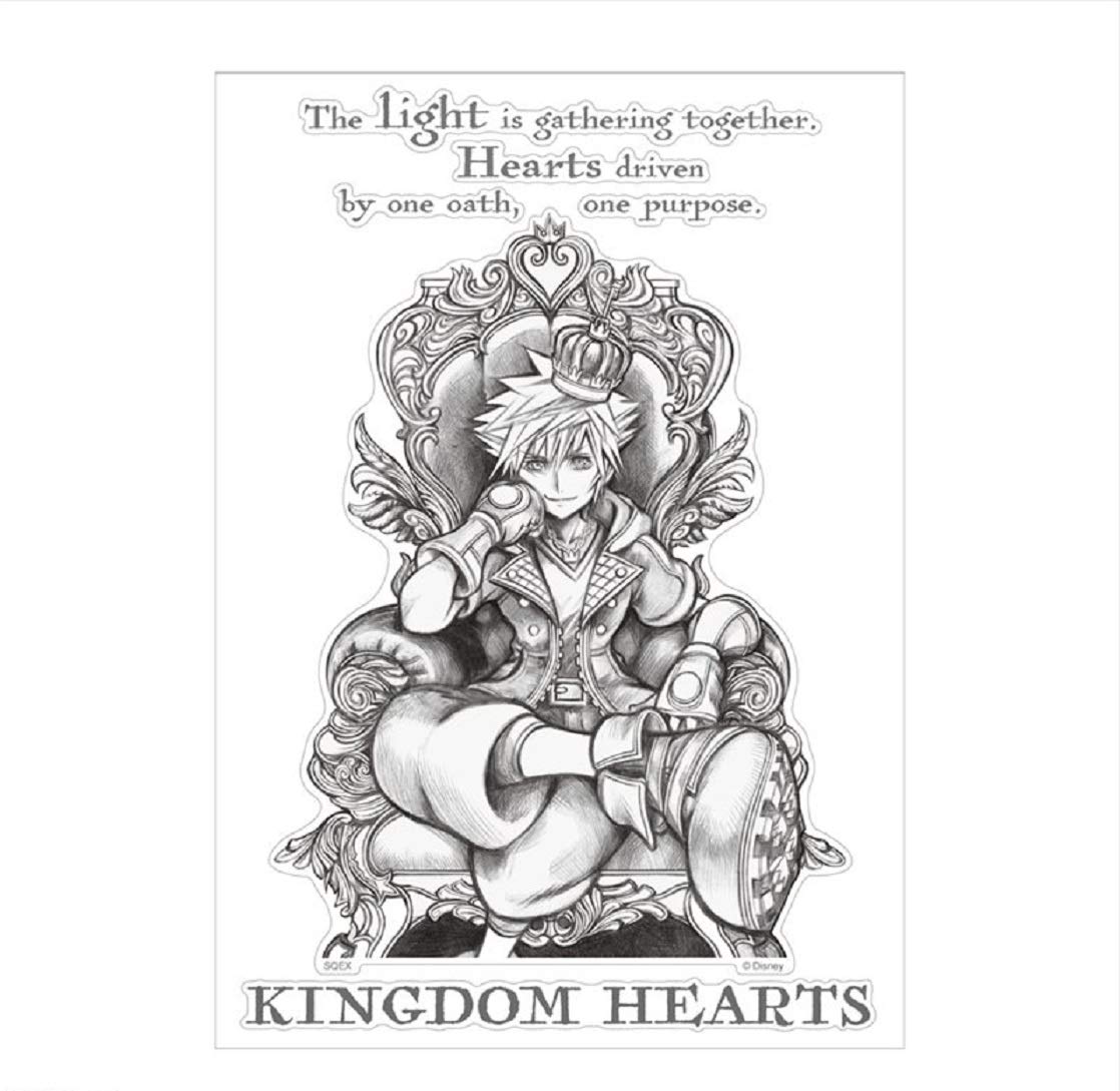 キングダムハーツ　ソラ、カイリ(約束) ソラ(クラウン) 特大ウォールステッカー Amazon.co.jp: キングダム ハーツ III ウォールステッカー ソラ