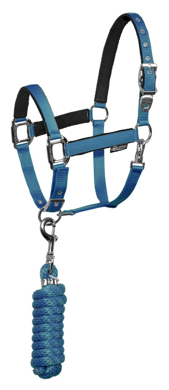 CAVEZZA NYLON C/LUNGHINA MODELLO SHINY FITTINGS (FULL, TURCHESE)