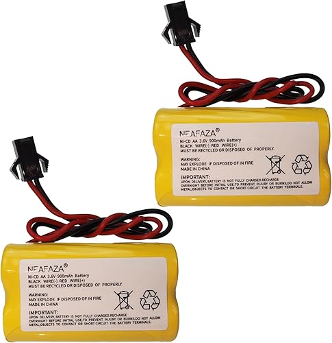 Miniatura 4 de Señal de salida NiCd de 3.6 V, 900 mAh, luz de emergencia, repuesto de batería compatible con Lithonia ELB B001 ELBB001 ELB-B001 Lithonia EU2 LED