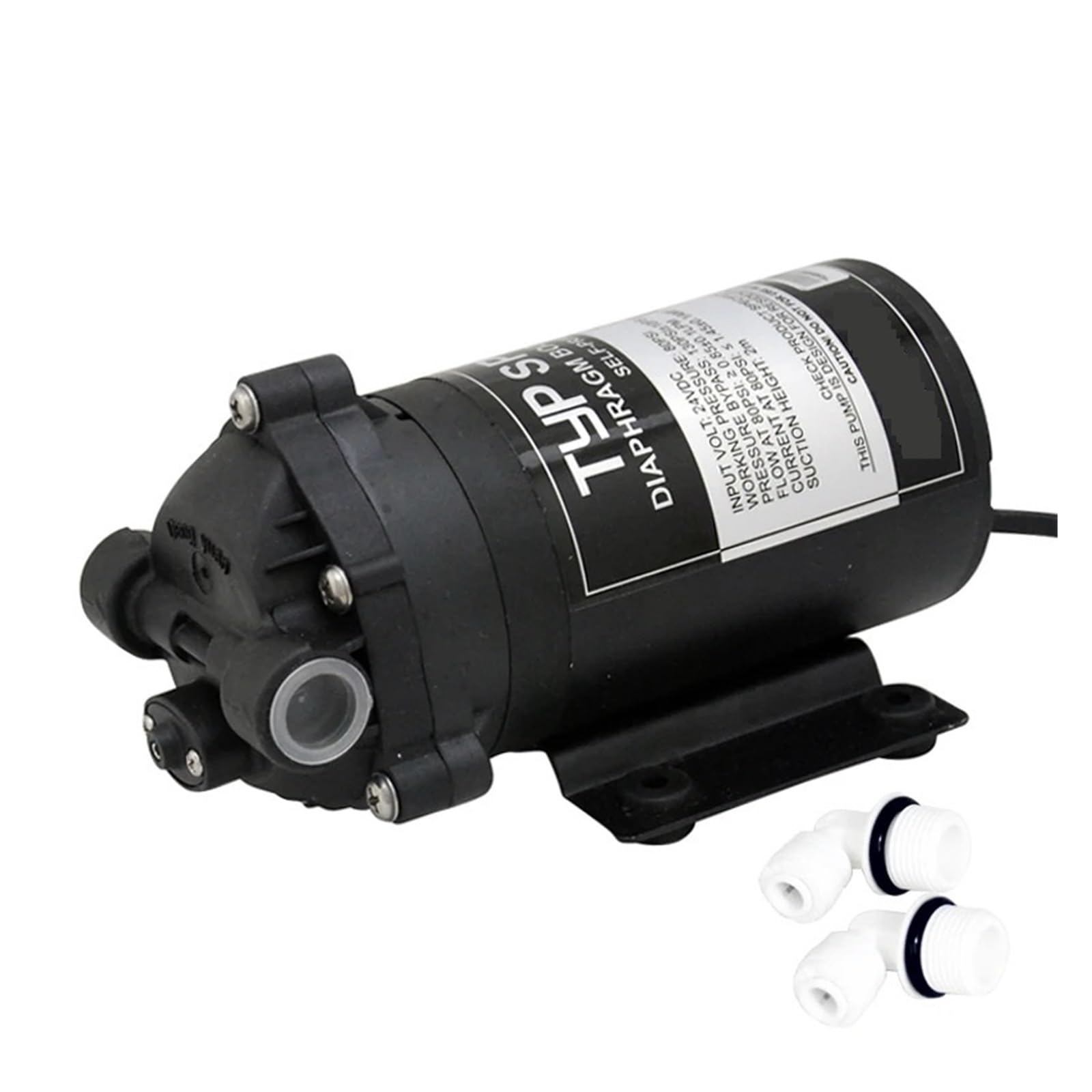 Cczrd One Color 75 Gpd Self Priming Ro Water Booster Pump In Reverse Osmosis System For Well, Storage Tank Sp2766 Smooth Operation Flow Steady Reliable(With Fittings)