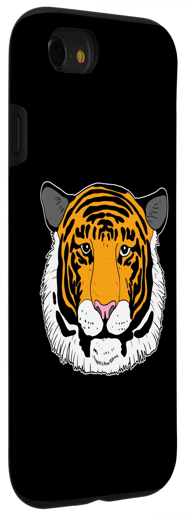 iPhone SE (2020) / 7 / 8 Hand Drawn Tiger Head Realistic Style Case - Image 3
