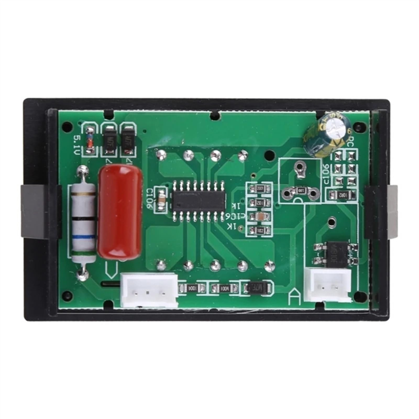 Częstotliwościomierz podwójny wyświetlacz LED woltomierz cyfrowy AC50-500V 10,0-99,9 Hz