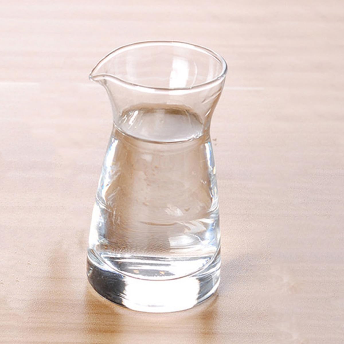 Tofficu Milchkännchen Elegantes Design 80ml Fassungsvermögen 6 Stück aus Glas zum Frischhalten von Milch und Soßen für Küche und Zuhause