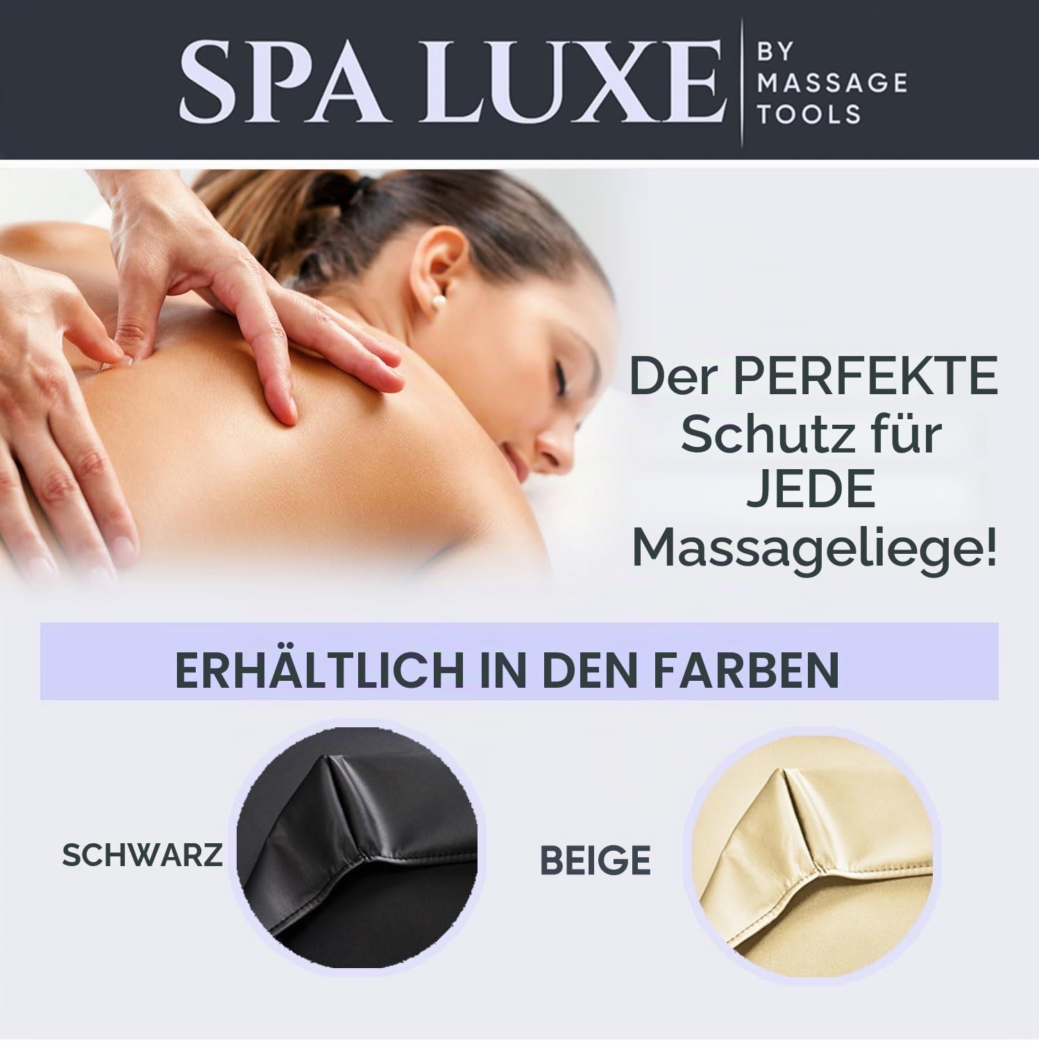 Master Massage Massage Leinen, Vinyl, Schwarz, 182,9 x 78,7 x 2,5 cm