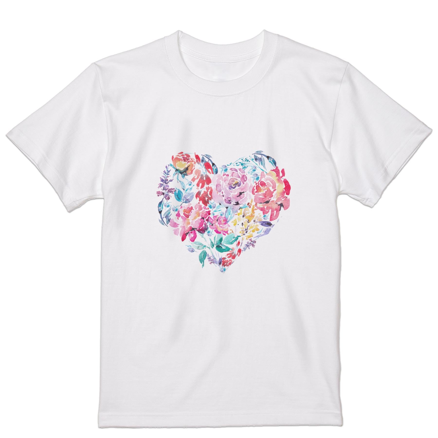 フラワープリント T-SHIRTS-WHITE (SIZE:S) Amazon.co.jp: [igsticker] プリント Tシャツ メンズ S サイズ