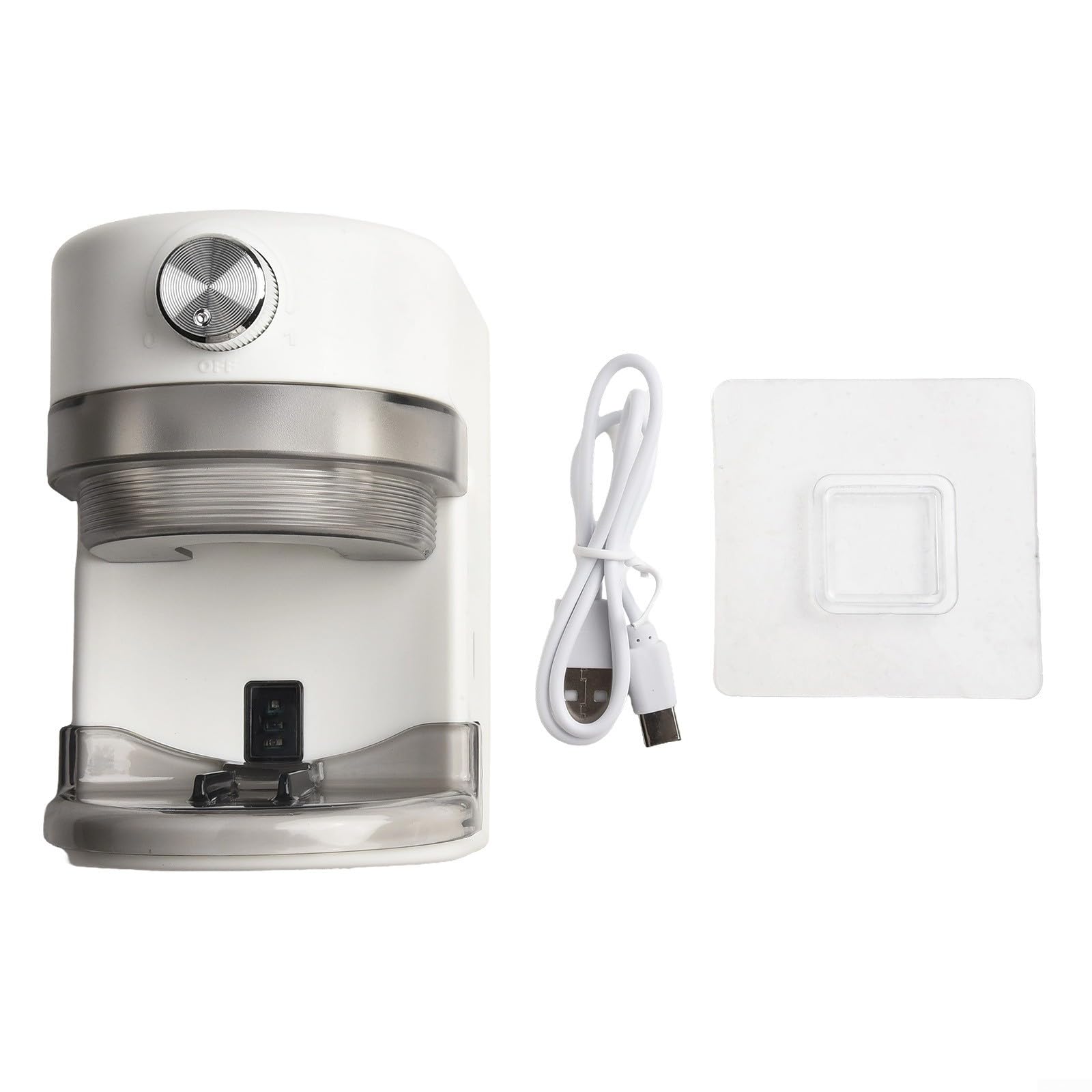 Dispenser automatico di dentifricio che combina tecnologia a induzione con montaggio a parete perforato per un facile controllo del dentifricio (bianco)