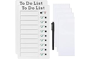 Memo Checklist Board for Managing Daily Tasks