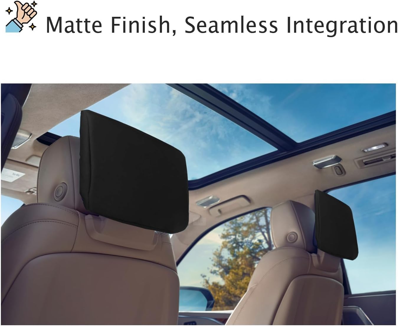 Dual Protection Kit for 2021-2026 Chevy Tahoe/Suburban & GMC Yukon 2-Pack Neoprene Covers + 2-Pack Tempered Glass Screen Protectors | Shockproof & Scratch Defense