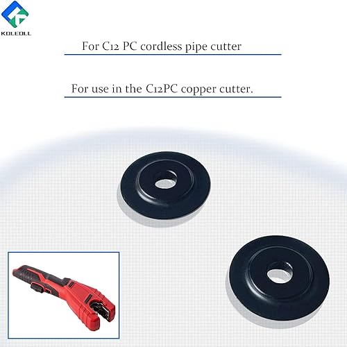 Miniatura 3 de Paquete de 2 ruedas de cobre 48-38-0010 compatibles con cortador de tubos de cobre Milwaukee de 12 V modelo 2471