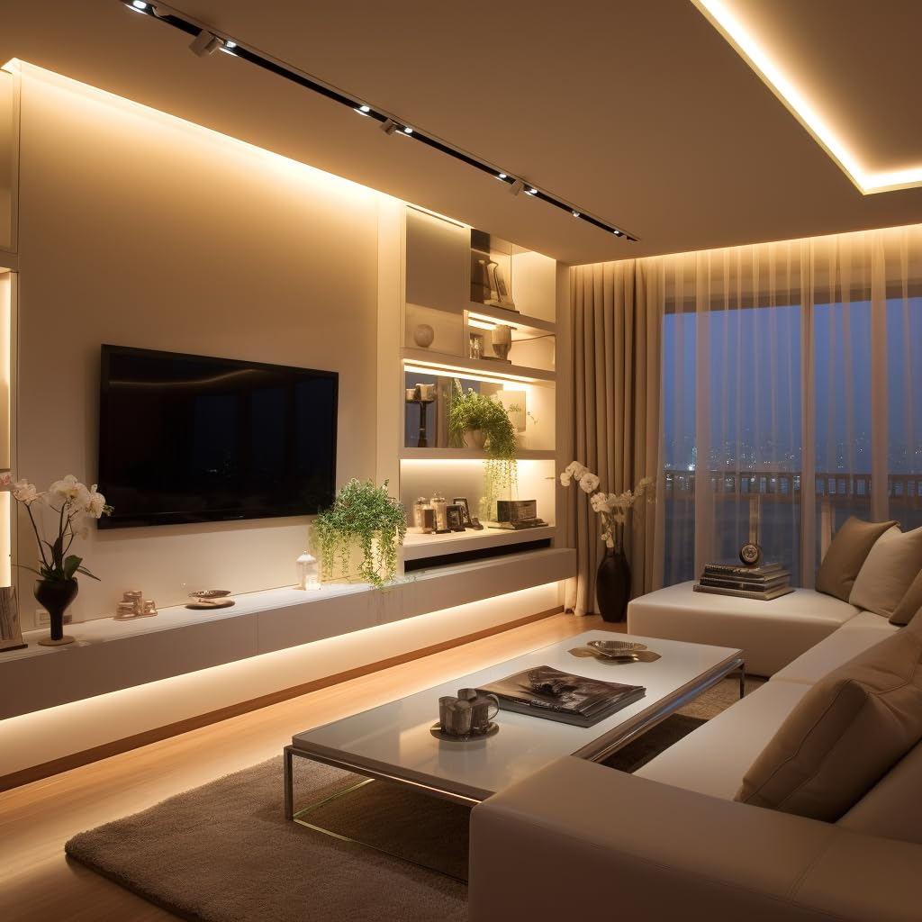 TOPAI Tira LED COB Blanco Cálido 3000K Impermeable, Estrecho 5mm Ancho, Tira Luz LED 12V 5M Exterior, 400LED/M CRI>93 Adhesivas Flexible Cortable para cocina dormitorio iluminación