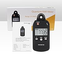 Vista 9 de Medidor PAR para luces LED de crecimiento de alta precisión Sensor Quantum Medidor de luz Par Tester PPFD para medir la actividad fotosintética