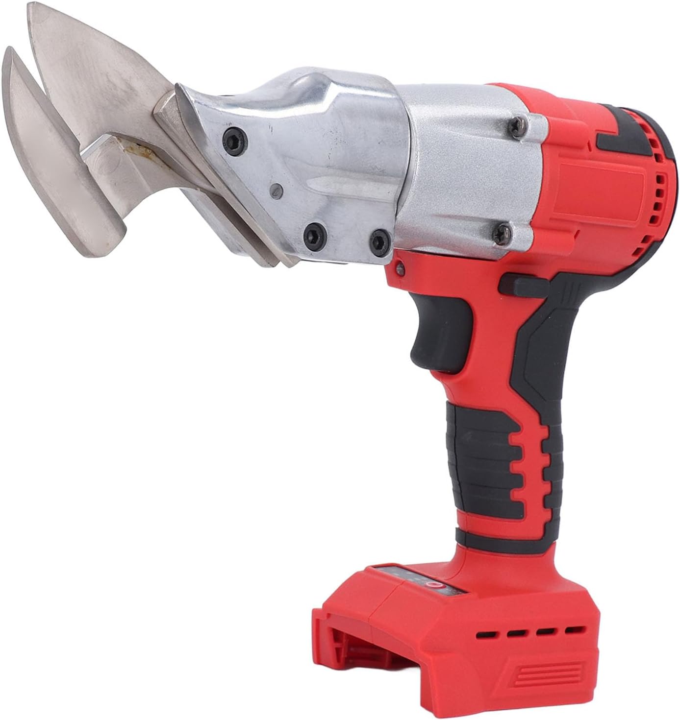 Cordless Metal Shears, 800W Brushless Motor 18V Battery Powered Electric Sheet Metal Cutter with Variable Speed 1500-2200RPM, for Stainless Steel Carbon Steel Aluminum Plastic