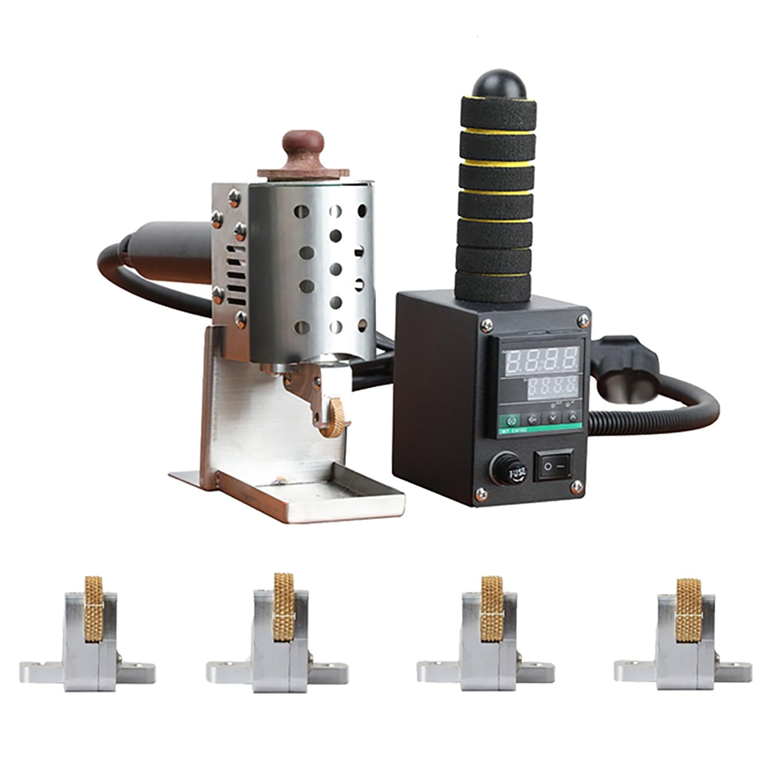Dispensador de pegamento termofusible, aplicador de rodillo de 50 ml/150 ml para manualidades, embalaje comercial, proyectos de fijación con pantalla digital