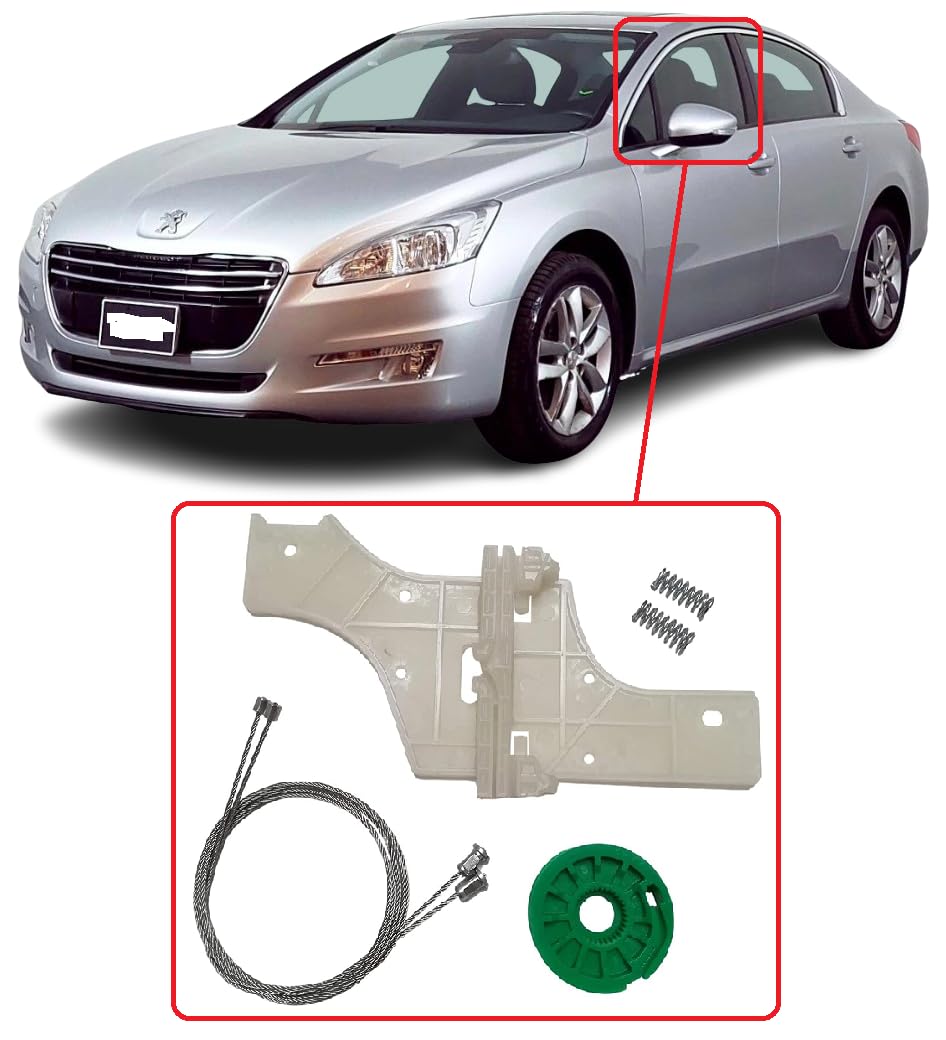 Twowinds Clip Lève-vitre Compatible avec Peugeot 508 - Gauche