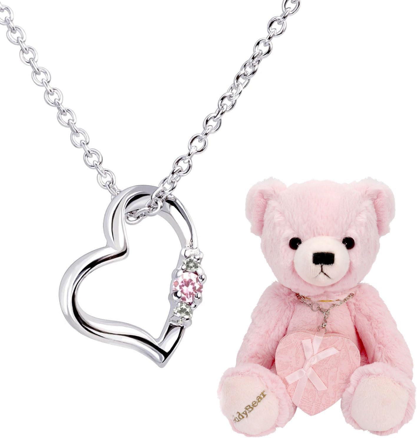 蓄光するスノークリスタルのチャーム【10月ピンクトルマリン】 蓄光するスノークリスタルのチャーム【10月ピンクトルマリン