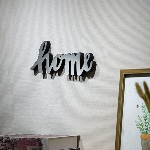 COLLECTIVE HOME - Letrero de letras espejadas, bloques acrílicos decorativos, letreros de mesa de madera independientes, decoración de pared