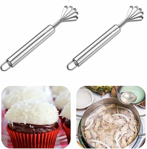 Miniatura 4 de Rallador raspador de carne de coco de acero inoxidable, multiuso para escamas de piel de pescado, removedor de pelador para cocina (paquete de 2)