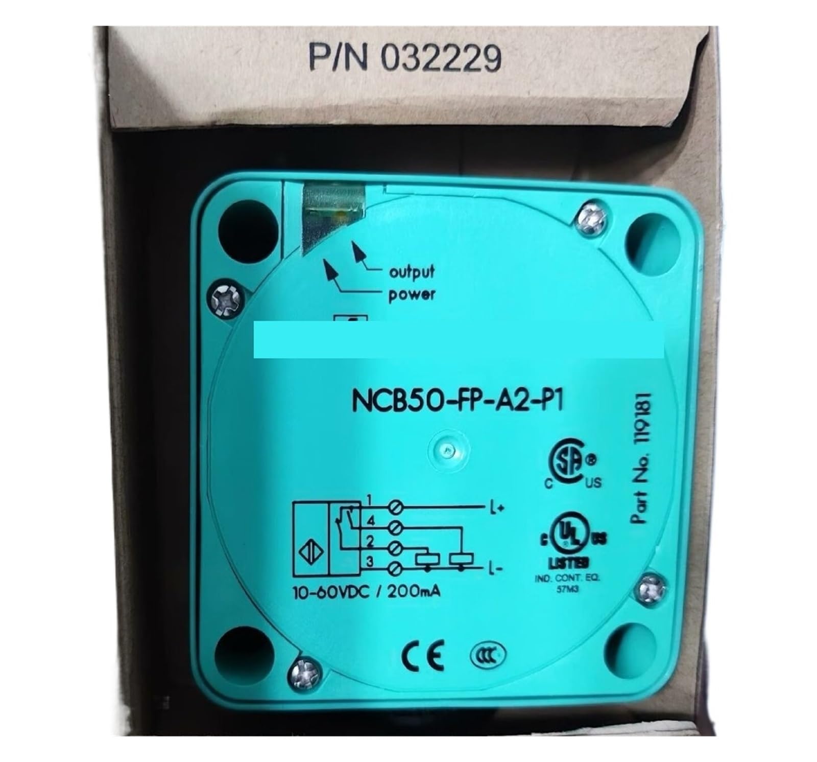 NACODLUL Inductive sensor NCB50-FP-A2-P1
