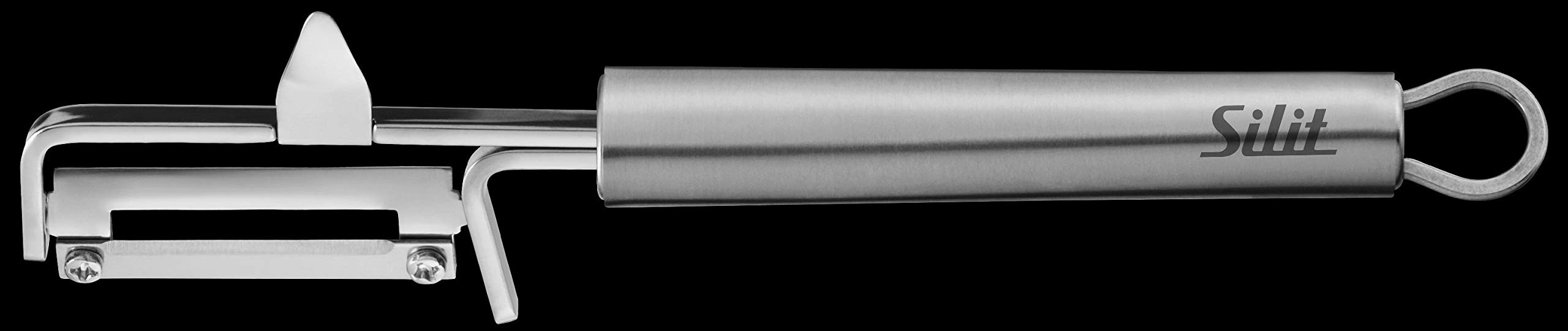Silit Classic Line Vegetable Peeler with Pendulum Blade 19 cm Polished Stainless Steel Asparagus Peeler Potato Peeler Dishwasher Safe