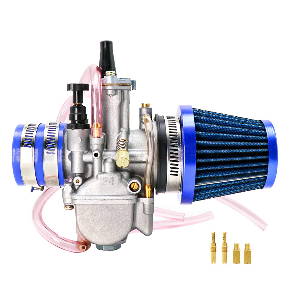 Carburetor Carb with Intake Manifold Air Filter Spare main jet Kit Universal Suitable For 2t/4t Scooter Motorbike Motorcycle Mped Speedboat ATV UTV Go