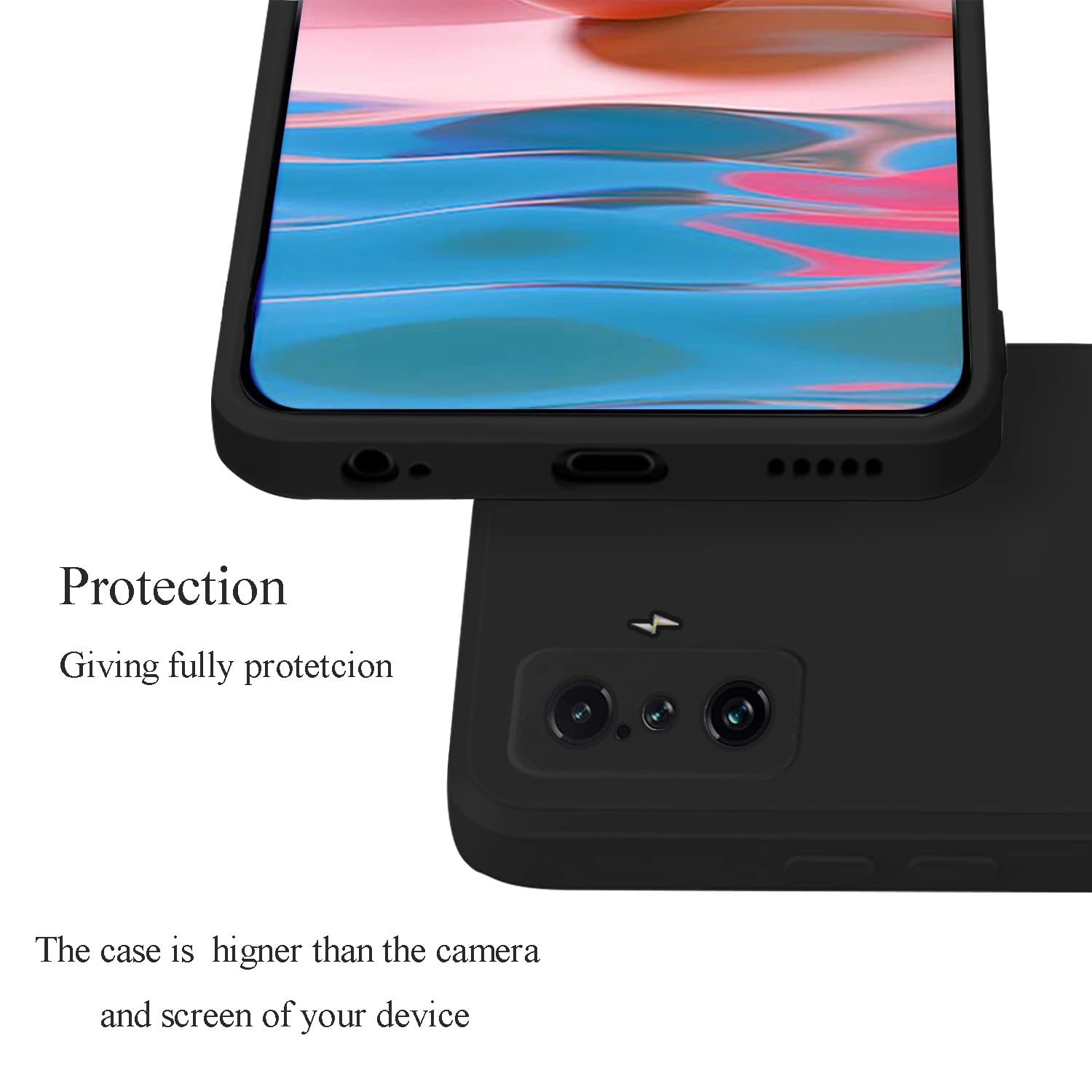 Case For Xiaomi Poco F4 GT,Redmi K50 Gaming Case,TPU Soft Silicone Bumpers