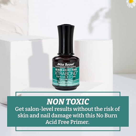 Mia Secret Professional Nail Prep pH Balance Dehydrator & XtraBond Acid-Free Primer 0.5 oz +