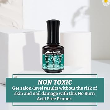 Mia Secret Professional Nail Prep pH Balance Dehydrator & XtraBond Acid-Free Primer 0.5 oz +