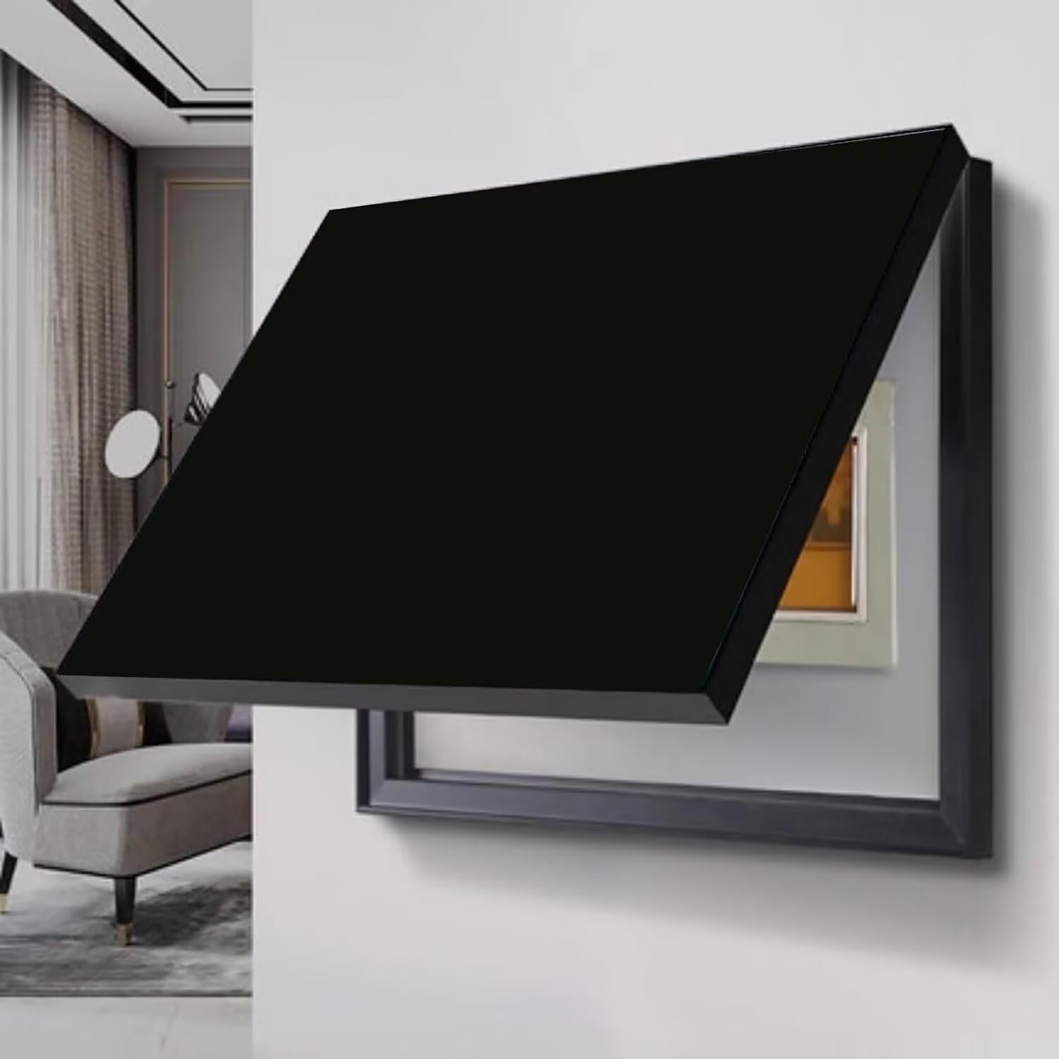 Copri Quadro Elettrico Coperture per Quadri Elettrici da 12"/ 14"/ 16"/ 18"/ 20"/ 24", Armadietto Copriquadro Elettrico Nero/Bianco/Grigio, Scatola per Contatore Elettrico
