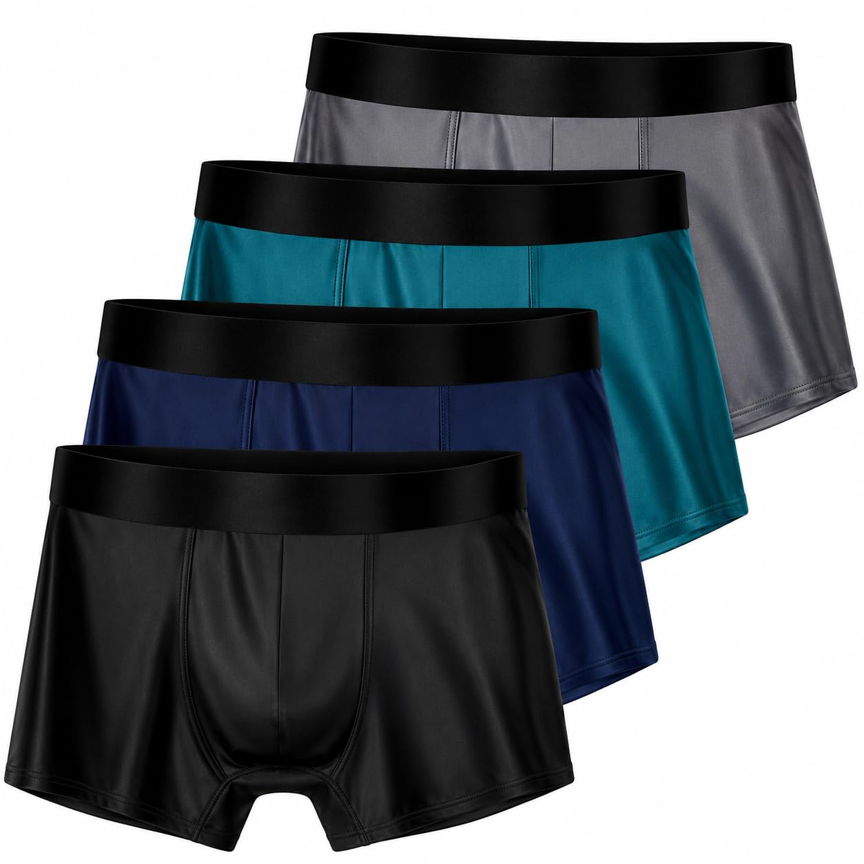 greenhood Men's Regular Fit Underwear Comfortable Nylon Trunk Multicolour Soft and Breathable-picture-54