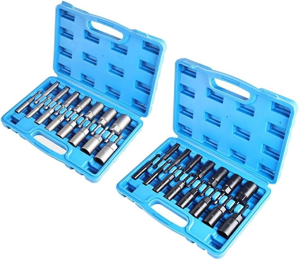 Clés à douille pour perceuse : le kit de 15 douilles pour rénover la maison