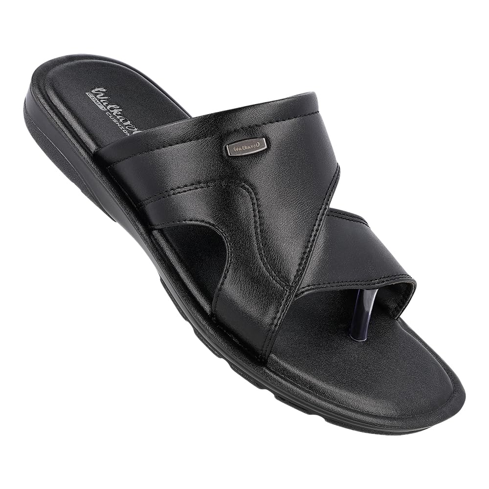 WALKAROO PLUS Soft Cushion Sandals For Men|Lightweight and Comfortable|WE1344 - Black (B0D6N2W7TL) Amazon Price History, Amazon Price Tracker