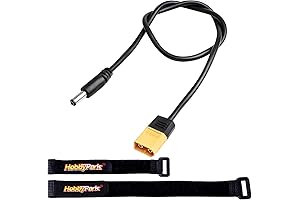 Hobbypark XT60 Male to DC 5.5mm X 2.5mm DC5525 Power Cable For TS100 Soldering