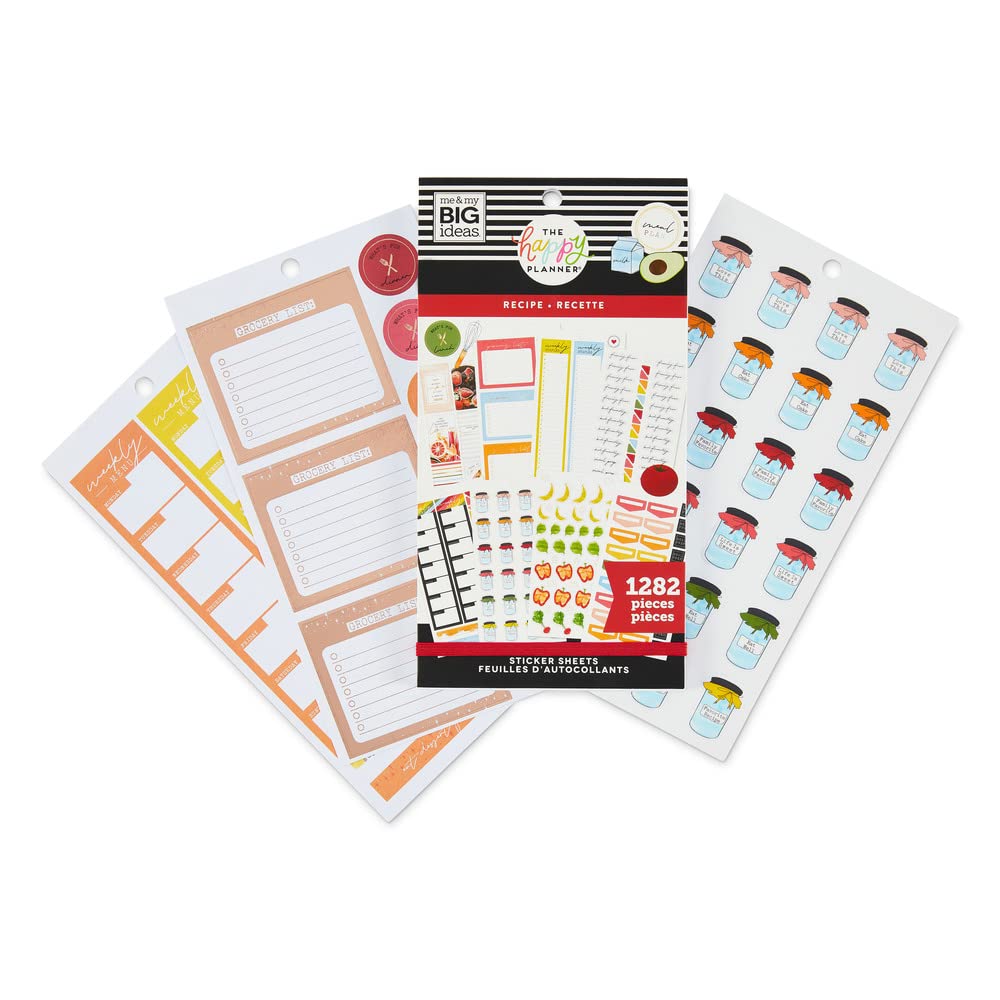 Amazon.co.jp: Happy Planner 30枚 ステッカーブック 4冊パック