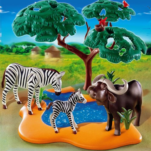 Playmobil 4828 - Búfalo con Cebras - Wild Life Búfalo con Cebras. Oferta antes 21,99€, Juguete A partir de 4 Años