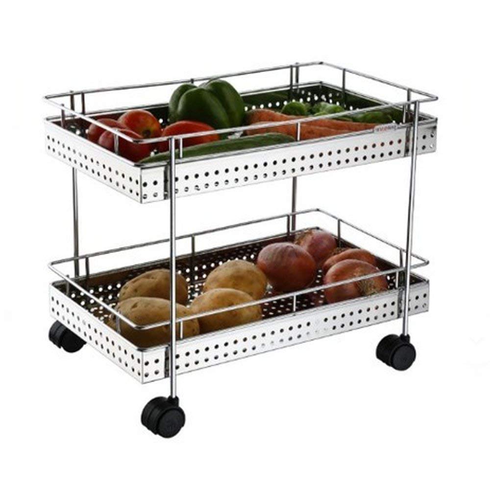 Stainless Steel 2 Tier Trolleys 2 61hlqWRPN5L. SL1000