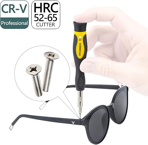 Miniatura 7 de Juego de destornilladores de trinquete 65 en 1 R'deer multifunción de precisión de precisión, kit de herramientas de reparación manual para