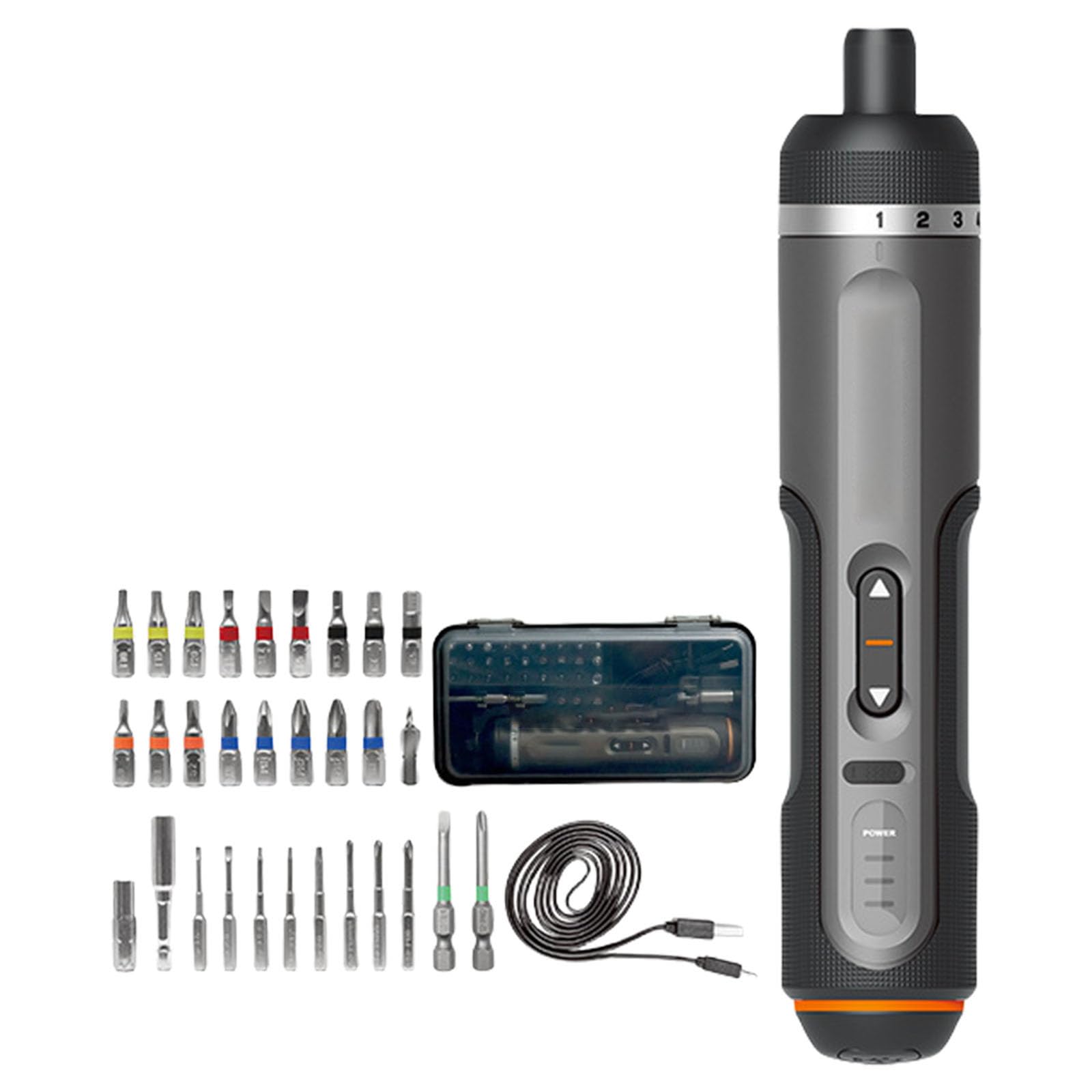Tsophreniq Light Sturdy Cordless Screwdriver Miniature Rechargeable With Ergonomic Grip For Easy Handling In Small Areas Cordless
