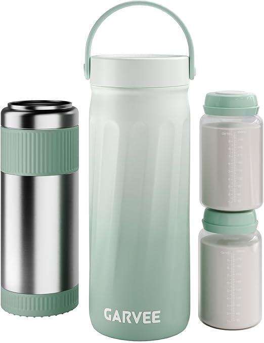 RBFGYIOP Bouteille Isotherme en Inox Médical 316 pour Lait Maternel 600 ml