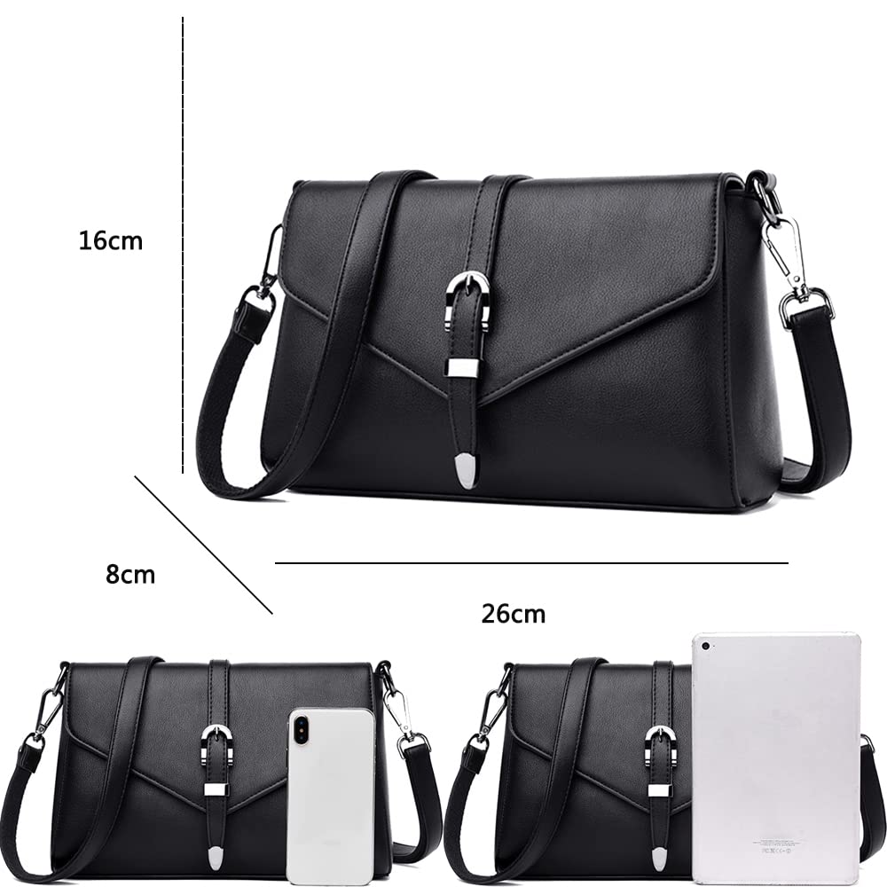 Borsa a Tracolla da Donna in Pelle PU Piccola Borsa a spalla Elegant Borse a mano Borsetta