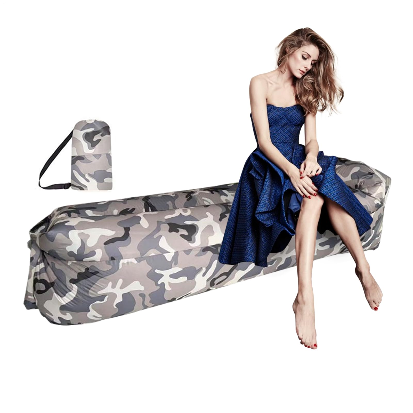 Canapé Gonflable et sofa d'air étanche idéal pour vos festivals et voyages en plein air