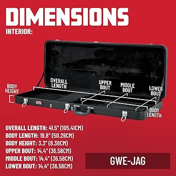 Amazon | Gator Cases ゲーター ハードケース エレキギター用 ジャガー